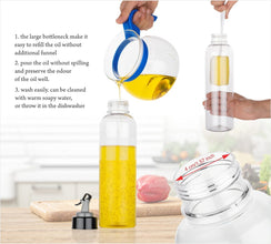 1-liter transparent plastic bottle for oil, easy to use anepaypick.